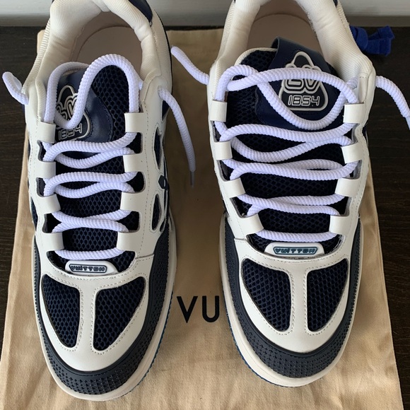 Louis Vuitton Skate Sneaker Blue Mens LV Sz 10 - Picture 14 of 14